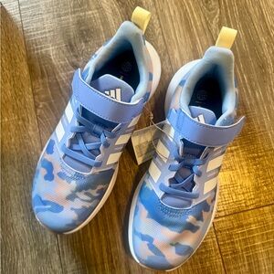 Adidas Kids Light Blue Camo Sneakers